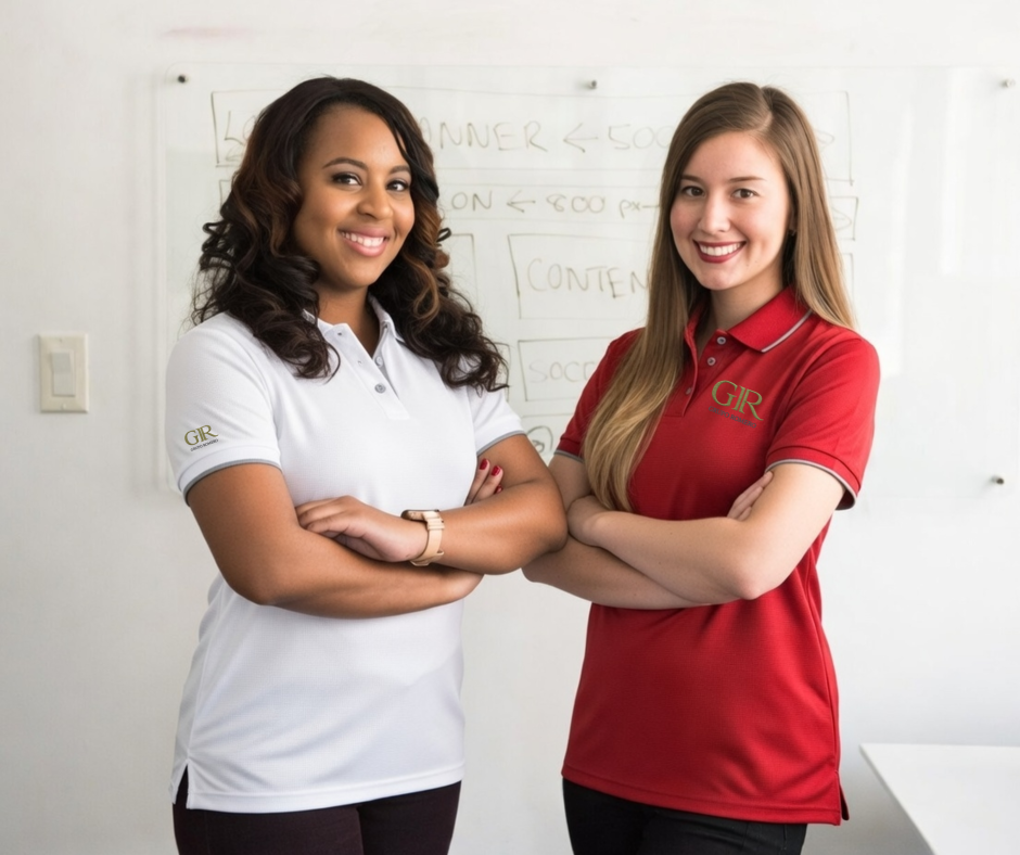 Mujeres uniformes corporativos